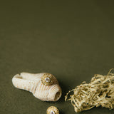 Aros Flor Oro Amarillo Morganita