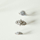 Anillo Natalia de Brillantes en platino