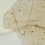 Collar Triple Punto de Luz Oro