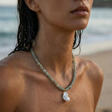 Collar Navis Aguamarina