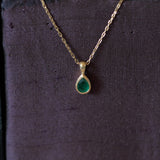 Collar Gota Esmeralda