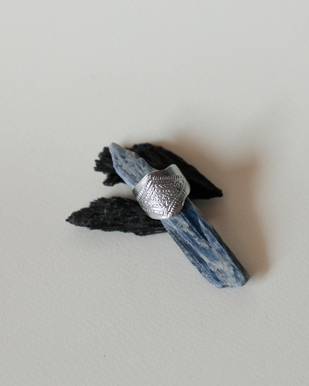 Anillo Sello Mestizo Plata