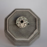 Anillo Ara Diamante Negro