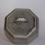 Anillo Natalia de Brillantes en platino