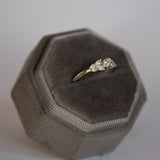 Anillo Natalia de Brillantes en platino